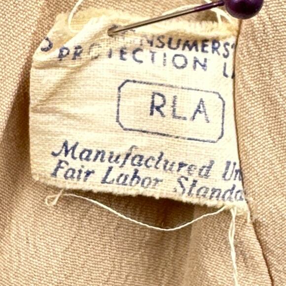 VTG 60s Swing Coat M/L Union Fur Wool Boho 70s Y2K Glam Cream Event Old Money US - Picture 12 of 16